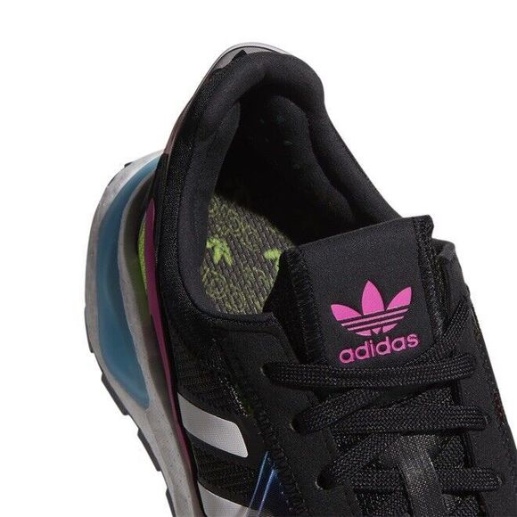 MEN\'S adidas Retropy P9 Black Aero Green/Aluminum/Gum Q47100